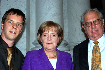 Lars Halter, Chancellor Angela Merkel, Herb Seeff