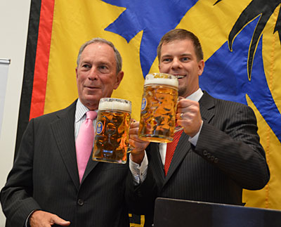 Prost! - The mayor says 'Nein' to large soda sizes, but he appreciates a mass of Hofbru any day of the week